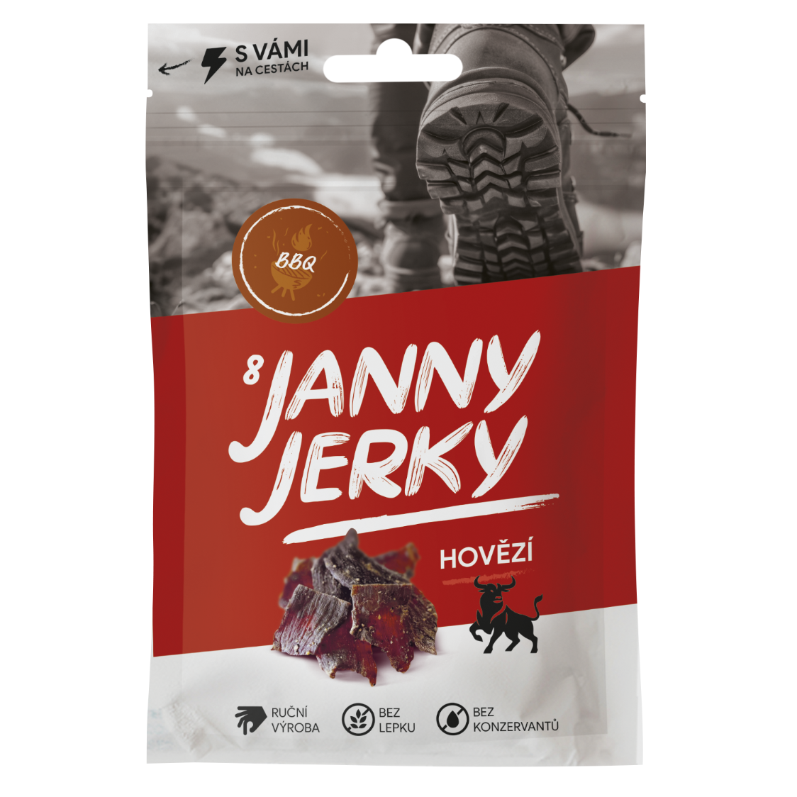 HOVĚZÍ JERKY – BARBECUE