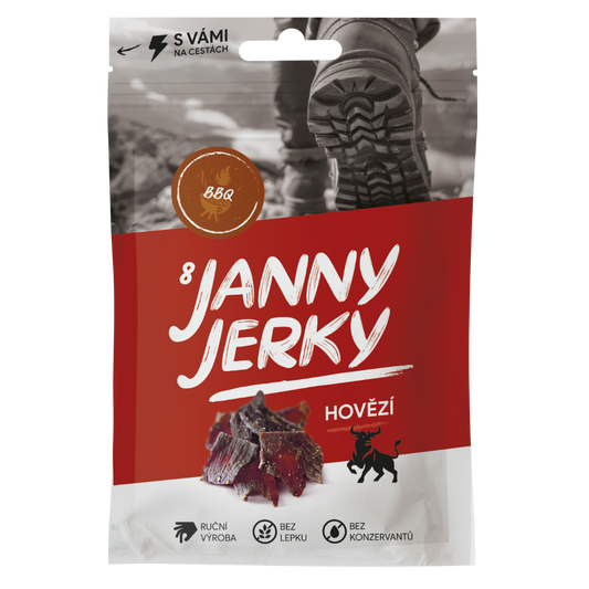 HOVĚZÍ JERKY – BARBECUE