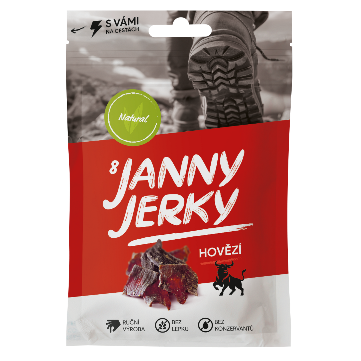 HOVĚZÍ JERKY – NATURAL
