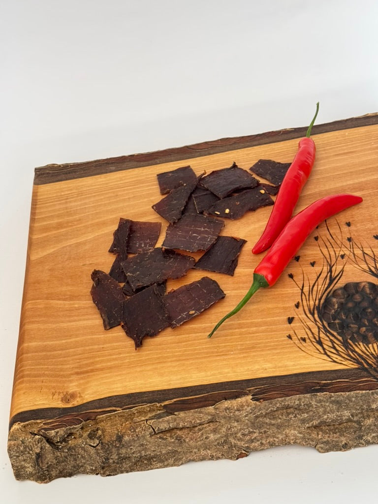 HOVĚZÍ JERKY – CHILLI
